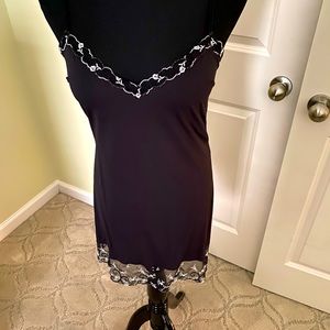 La Perla black chemise luxury night gown XS